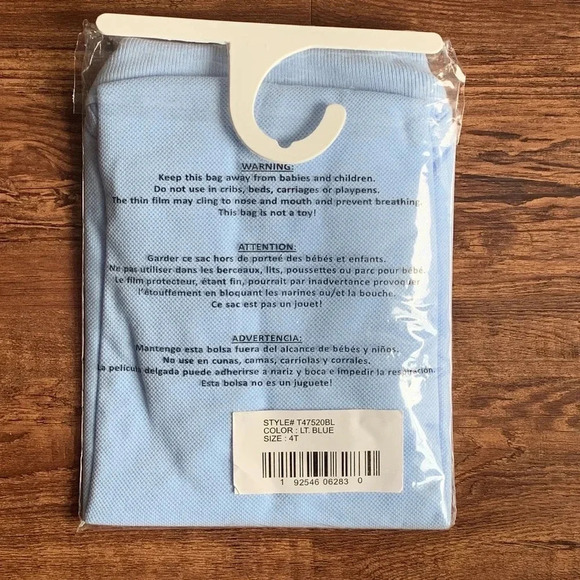 US Polo Assn Toddler Boys School Uniform Polo Light Blue - Picture 4 of 7